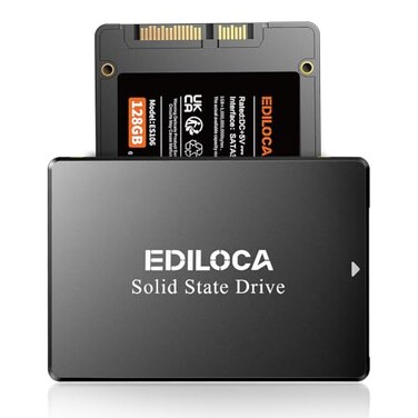 Ediloca 128GB SSD Internal Solid State Drive 25 SATA III 6Gbs 500MBs Read Speed 3D TLC NAND 128GB SATA SSD PCLaptop Upgrade ShockResistant DropProofES106