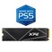 XPG 512GB GAMMIX S70 Blade Works with PlayStation 5 PCIe Gen4 M2 2280 Internal Gaming SSD Up to 7400 MBs AGAMMIXS70B512GCS