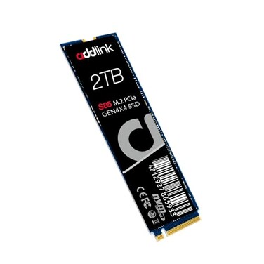 Addlink S85 2TB M2 PCIe NVMe Gen4 Memory Expansion SSD Speed Up to 6000 MBs Internal Solid State Drive with HMB Technology for Laptop Gaming and Creators