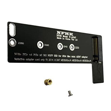 BestParts M2 NGFF MKey NVME SSD Convertor Card Replacement for Mac mini Late 2014 A1347 MEGEN2 MEGEM2 MEGEQ2