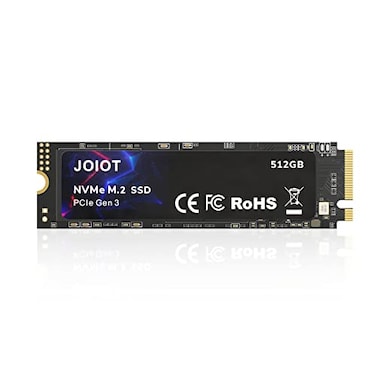 JOIOT 512GB SSD NVMe M2 Internal Solid State DriveUp to 3500MBs wVNAND Technology Storage and Memory Expansion for Gaming Max SpeedBlack
