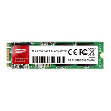 SP Silicon Power Silicon Power 512GB A55 M2 SSD SATA III Internal Solid State Drive 2280 SU512GBSS3A55M28AC