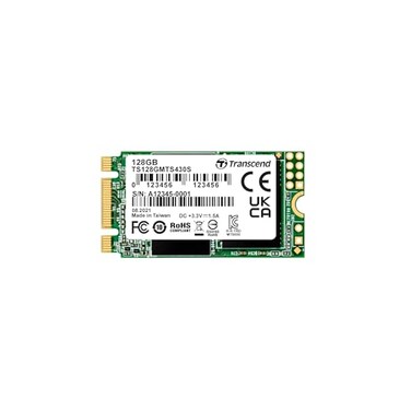 Transcend 128GB M2 2242 SATA III SSD MTS430S BM Key with DRAM Cache Up to 560MBs 3D TLC NAND Internal SSD for UltrabookLaptopPCDesktop SLC Cache LDPC Error Correction