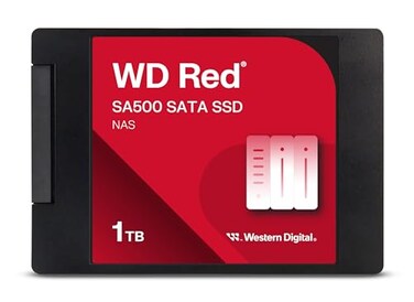 Western Digital 1TB WD Red SA500 NAS 3D NAND Internal SSD SATA III 6 Gbs 257mm Up to 560 MBs WDS100T1R0A Solid State Hard Drive