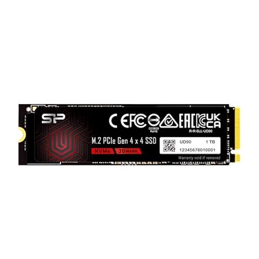 SP Silicon Power Silicon Power 1TB UD90 NVMe 40 Gen4 PCIe M2 SSD RW up to 50004800 MBs SP01KGBP44UD9005