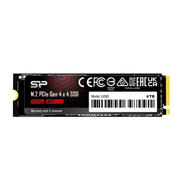SP Silicon Power Silicon Power 4TB UD90 NVMe 40 Gen4 PCIe M2 SSD RW up to 50004500 MBs SP04KGBP44UD9005