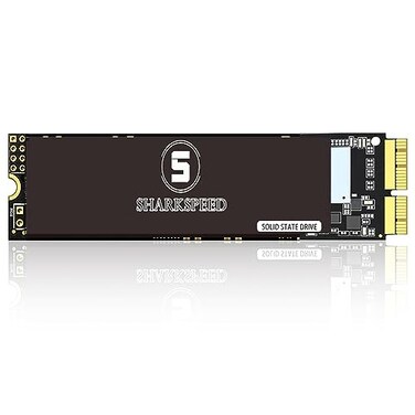 S SHARKSPEED SSD 512GB NVMe Replacement for MacBook Air A1465 A1466201320152017 MacBook Pro A1502 A1398Retina 20132015 iMac A1418 A141920132017 M2 PCIe Gen30x4