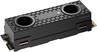 Corsair MP700 PRO Hydro X Series 2TB M2 PCIe Gen5 x4 NVMe 20 SSD M2 2280 Up to 12400MBsec Sequential Read HighDensity TLC NAND PreInstalled Water Block Black