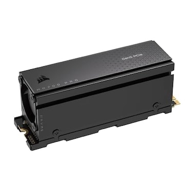 Corsair MP700 PRO with Air Cooler 4TB M2 PCIe Gen5 x4 NVMe 20 SSD M2 2280 Up to 12400MBsec Sequential Read HighDensity TLC NAND Black