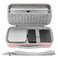 GEEKRIA Desktop Computer Hard Travel Case Compatible with Apple 2024 Mac Mini M4 Mac Mini Pro Fit for Magic Keyboard Mouse Trackpad and Accessories Pink