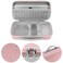 GEEKRIA Desktop Computer Hard Travel Case Compatible with Apple 2024 Mac Mini M4 Mac Mini Pro Fit for Magic Keyboard Mouse Trackpad and Accessories Pink