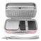 GEEKRIA Desktop Computer Hard Travel Case Compatible with Apple 2024 Mac Mini M4 Mac Mini Pro Fit for Magic Keyboard Mouse Trackpad and Accessories Pink