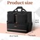 Wigojoy Computer Desktop Tower Large Carrying Case PC Travel Case for Computer Moving Portable Gaming Backpack for Keyboard Mouse and Accessories Bag Compatible with ATXMATX mainframe chassis