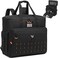 BISKLNDN Computer Desktop Tower Carrying Case Portable PC Travel Case for Full Tower ATX Computer Case PC Carrying Case Bag with Padded Shoulder Straps Holds Desktop CPU Keyboard Mouse Black