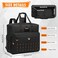 BISKLNDN Computer Desktop Tower Carrying Case Portable PC Travel Case for Full Tower ATX Computer Case PC Carrying Case Bag with Padded Shoulder Straps Holds Desktop CPU Keyboard Mouse Black
