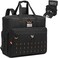 BISKLNDN Computer Desktop Tower Carrying Case Portable PC Travel Case for Full Tower ATX Computer Case PC Carrying Case Bag with Padded Shoulder Straps Holds Desktop CPU Keyboard Mouse Black