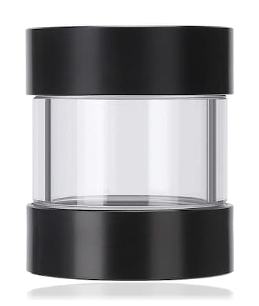 Hakeeta Cylindrical Water Cooling 50mm Transparent Fast Cooling Water POM MaterialHeat Exchanger Water Cooling Reservoir Radiator for PC Computer Water Cooling Radiator