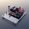 DALAIBUKESI DIY Acrylic Open Frame PC Case for MATX ITX Motherboards Gaming Test Bench Rack for PC Builds