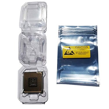 Daarcin CPU Protective Thicken Plastic Clamshell Case Trays Suitable for Intel 7751155115111501156 with 10pcs Antistatic Bags and Labels 10pcs Intel CPU Case