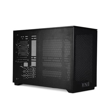 SSUPD Meshroom D MiniITX Small Form Factor SFF Case Full Mesh Side Panel ToolFree and Easy Accessibility Black Variant B