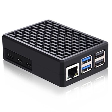 GeeekPi Aluminum Case for Raspberry Pi 5 Armor Case with Cooling Column and Thermal Pads for Raspberry Pi 5 2GB4GB8GB16GB