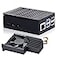 GeeekPi ABS Case with Armor Lite V5 Active Cooler for Raspberry Pi 5 Pi 5 Case with Aluminum Heatsink Cooling Fan for Raspberry Pi 5 Black