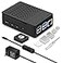 iUniker 20W 5V 4A Raspberry Pi 4 Case with 20W 5V 4A USB C Raspberry Pi 4 Power Supply with Switch Heatsink 40mm Cooling Fan for Pi 4 4 8gb4gb2gb