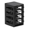 UCTRONICS for Raspberry Pi Cluster Case Desktop Metal Rack Case 4 Layers with 2 Cooling Fans Compatible with Raspberry Pi 54B and 25 SSD