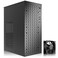 TGDGAMER Matx CaseHigh Airflow Micro ATX Case Support MATX MiniITX Micro ATX Case Slim with USB30x1 IO Port Black with 80MM Fans
