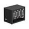 UCTRONICS Upgraded Complete Enclosure for Raspberry Pi Cluster Compatible with Pi 5 4B 3B3B and Other B Models House Up to 425 SSD Support PoEPoE HAT and Switch 2 Cooling Fans
