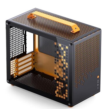 JONSBOJONSPLUS Z20 OrangeBlack MicroATX Mini Tower Pc Casewith Detachable Carrying Handle Mini Size HighPerformance Hardware Compatible Support 240AIO H160mm CoolerOrangeBlack