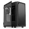 DARKROCK EC2 Black ATX Mid Tower PC Case TypeC Ready Supports 50 Series Graphics Cards Tempered Glass Side Panel up to 8 x 120mm Cooling Fans 1 x 360mm Radiator 1 x PreInstalled Fan