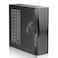 T.F.SKYWINDINTL Mini ITX CaseSFF Small Form Factor Mini Tower Computer Chassis Ideal for HTPC 06mm SECC Vented Panels Gaming PC Case Fits Mini ITX Motherboards 6767 and Laptop Charger