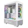 Montech Sky Two Dual Tempered Glass 4X PWM ARGB Fans PreInstalled ATX Gaming Mid Tower Computer Case Type C High Airflow Performance White
