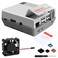 GeeekPi Case for Raspberry Pi 3B with Fan Retro Gaming Nes3Pi Case with Cooling Fan Pi Heatsinks for Raspberry Pi 2B3B3B