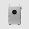 teenage engineering Computer1 miniITX PC Computer case Chassis with Powder Coated Aluminum Chrome Metal Handles and DualSlot GPU Small Form Factor Compatible with SFX Power Supply Aluminum