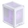 JONSBO C6 White Mini MATX Mesh CaseSimple Compact Desktop Micro ATX ChassisUpper CoverSide Panel ToolFree Open pc case ATX Power Bite L185mm MaxSupport 75mm CPU CoolerGPU200255mm