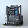 egowz PC Creative Assembly Frame Test BenchOpen Air Frame Case DIY Computer Motherboard Case Rack ITX ATX MATXEATX Open Aluminum Frame Chassis ATX