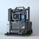 egowz PC Creative Assembly Frame Test BenchOpen Air Frame Case DIY Computer Motherboard Case Rack ITX ATX MATXEATX Open Aluminum Frame Chassis ATX