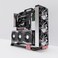 DALAIBUKESI DIY Aluminium Pc Open Case Computer Chassis Test Bench Support Water Cooling Support Server chassis Support Itx Matx Atx Eatx 4EATX silvery