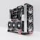 DALAIBUKESI DIY Aluminium Pc Open Case Computer Chassis Test Bench Support Water Cooling Support Server chassis Support Itx Matx Atx Eatx 4EATX silvery