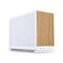 Lian Li A3mATX PC Case Wood Edition Micro ATX Case Supports 360mm AIO Cooler 415mm GPU Wood Front Panel No Fans Included White A3WWD