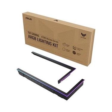 ASUS TUF Gaming ARGB Lighting Kit for GT502 Horizon Series Black 2X Outer Edge ARGB Frame Vibrant System Lighting Easy Installation Magnetic Design Aura Sync