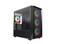 MONTECH X5M Micro ATX Gaming PC Case High Airflow 4x120mm ARGB Fans PreInstalled Glass Side Panel Carbon Fiber Print Accents Black