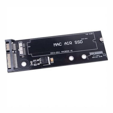 Cablecc PCBA 126pin SSD to SATA 22Pin Hard Disk Cartridge Drive for 2010 2011 Mac Air A1369 A1370 SSD