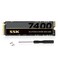 SSK M2 NVMe SSD 4TB PCIe Gen 40 x4 M2 2280 SSD Card Up to 7400MBs NVMe 20 Internal Gaming Solid State Drive Support DRAMLess Low Power Consumption Trim Graphene Heatsink Included