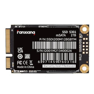 fanxiang S301 2TB mSATA SSD Mini SATA III 6Gbs Internal Solid State Drive 3D NAND Compatible with Ultrabook Desktop PC Laptop