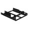 Kingwin SSD Hard Drive Mounting Kit Internal Convert Any 2 x 25 Solid State Drive HDD Into a 35 Inch Drive Bay Mounting Screws Included Quick and Easy Installation HDM225BK