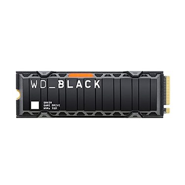 WDBLACK 500GB SN850 NVMe Internal Gaming SSD Solid State Drive with Heatsink Works with PlayStation 5 Gen4 PCIe M2 2280 Up to 7000 MBs WDS500G1XHE
