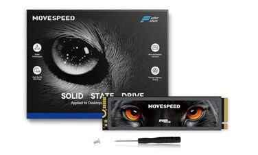 MOVE SPEED HB7450 4TB Internal Solid State Drive for PS5 with Heatsink TLC NAND PCIe 40 NVMe M2 SSD Up to 7450MBs 3D NAND Storage Expansion Compatible with PS5 Laptops and Desktops